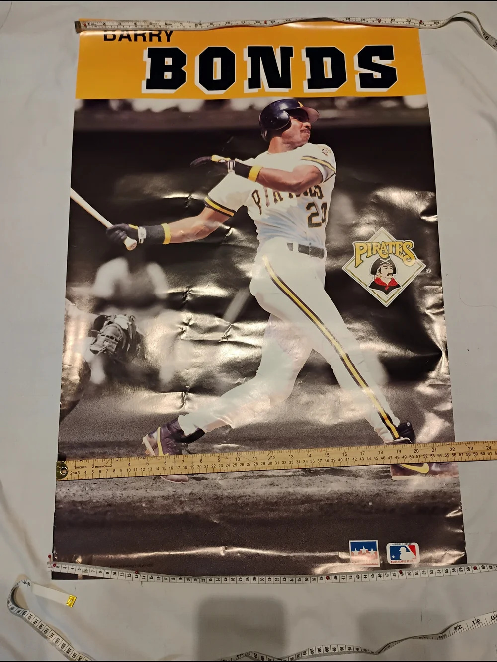 Barry Bonds Pirates Poster